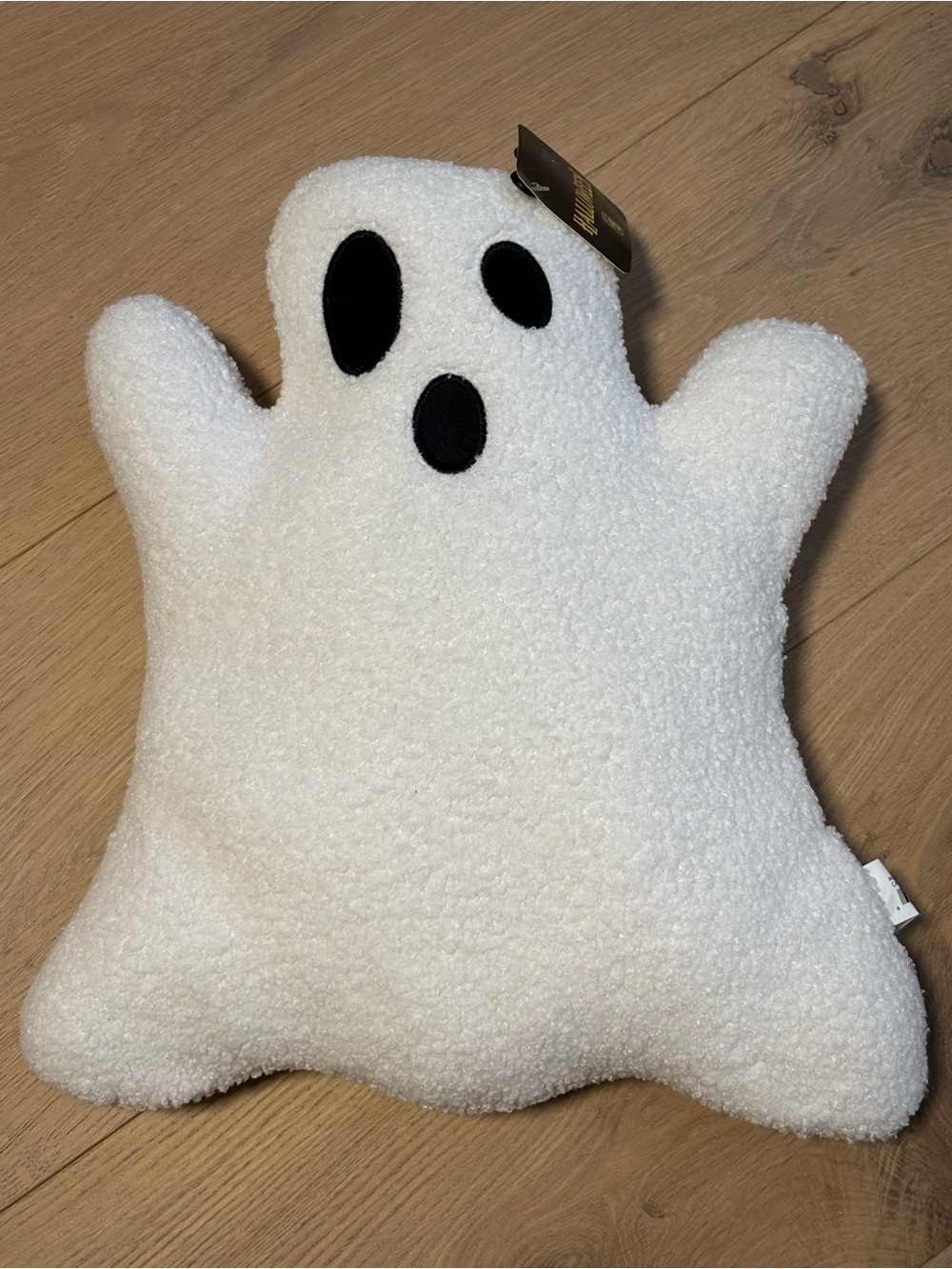 Sherpa Ghost Halloween Throw Pillow *NWT